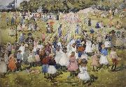 May Day,Central Park Maurice Prendergast